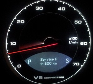 Mercedes Service Warning indicator